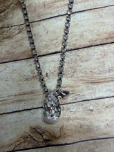 Load image into Gallery viewer, TOVA MILLI NECKLACE - SILVER/CLEAR STONES
