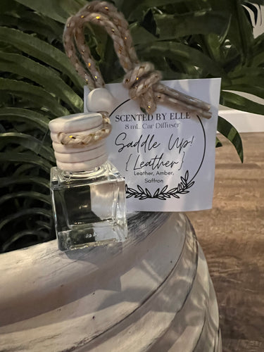 Car Oil Diffuser - Saddle Up (Leather)