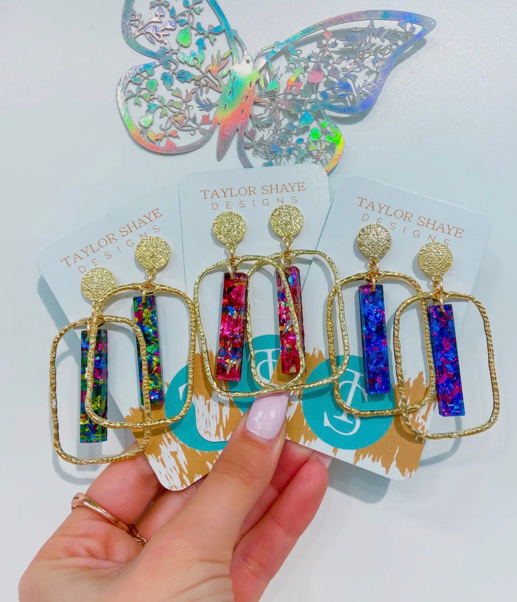 Taylor Shaye - Unicorn Stick Hoops