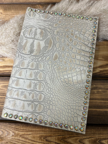 Keep It Gypsy Refillable Notebook - Cream Croc