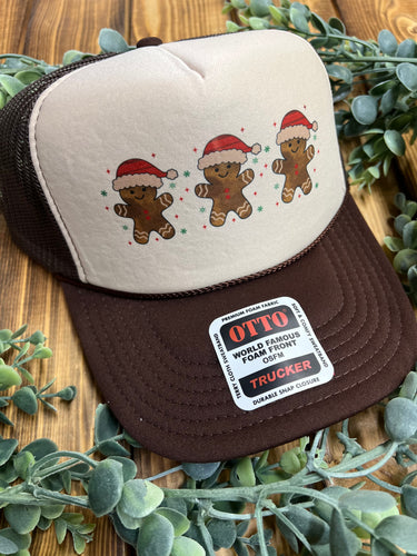 FINAL SALE ITEM - Gingerbread Trucker Hat