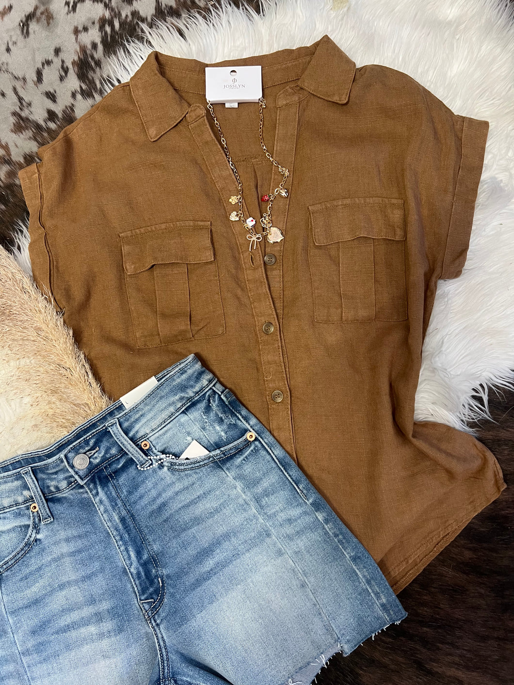 Brooklyn Linen Top