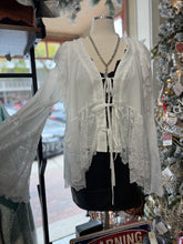 Load image into Gallery viewer, Lace Trim Cardigan - White