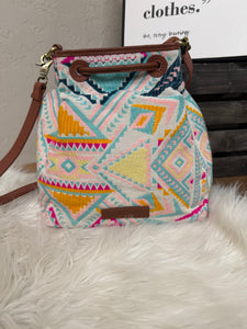 Pastel Desert Sunrise Bucket Bag