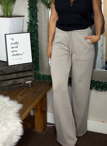 SCUBA SWEATPANTS - LIGHT MOCHA