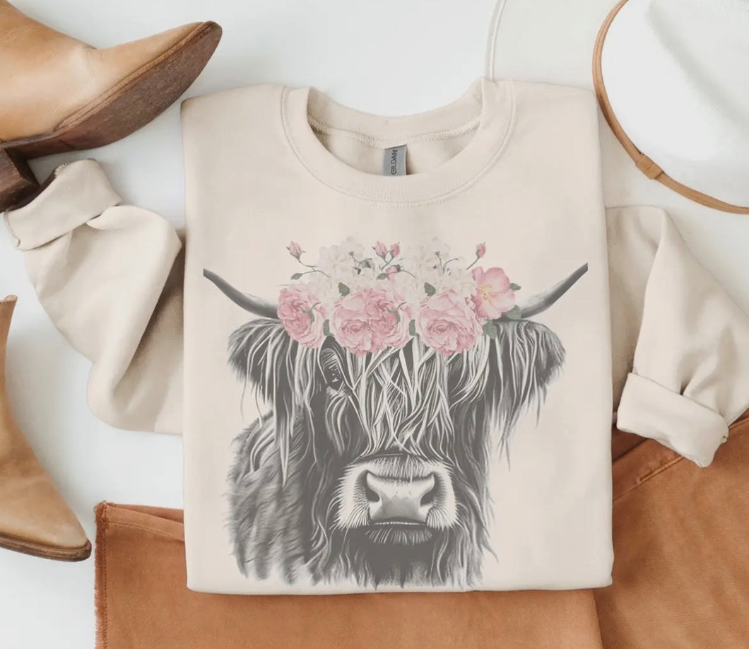 Highland Cow Sweatshirt