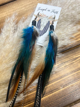 Load image into Gallery viewer, Willow Creak BoHo Feather Earrings