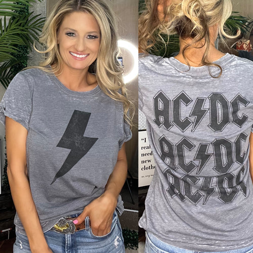 AC/DC TEE - BLACK BOLT