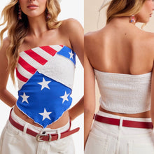 Load image into Gallery viewer, Patriotic Bandana Smock Top