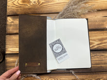 Load image into Gallery viewer, Silver Distressed Leather Journal - Medium