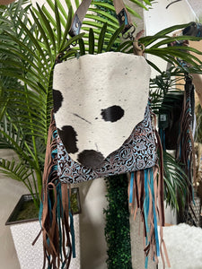 Cobal Western Crossbody W/Fringe