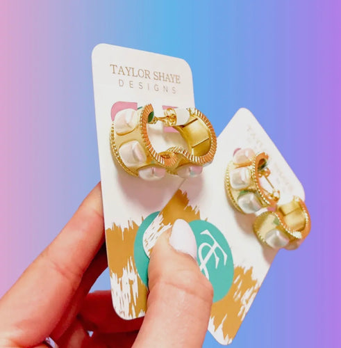 Taylor Shaye -Josie Pearl Hoops