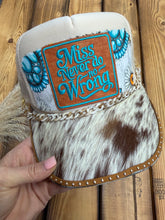 Load image into Gallery viewer, Miss Never Do No Wrong Embellished Hat