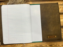 Load image into Gallery viewer, Turq Croc Leather Notebook