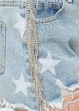 Load image into Gallery viewer, Oh My Stars Rhinestone Shorts