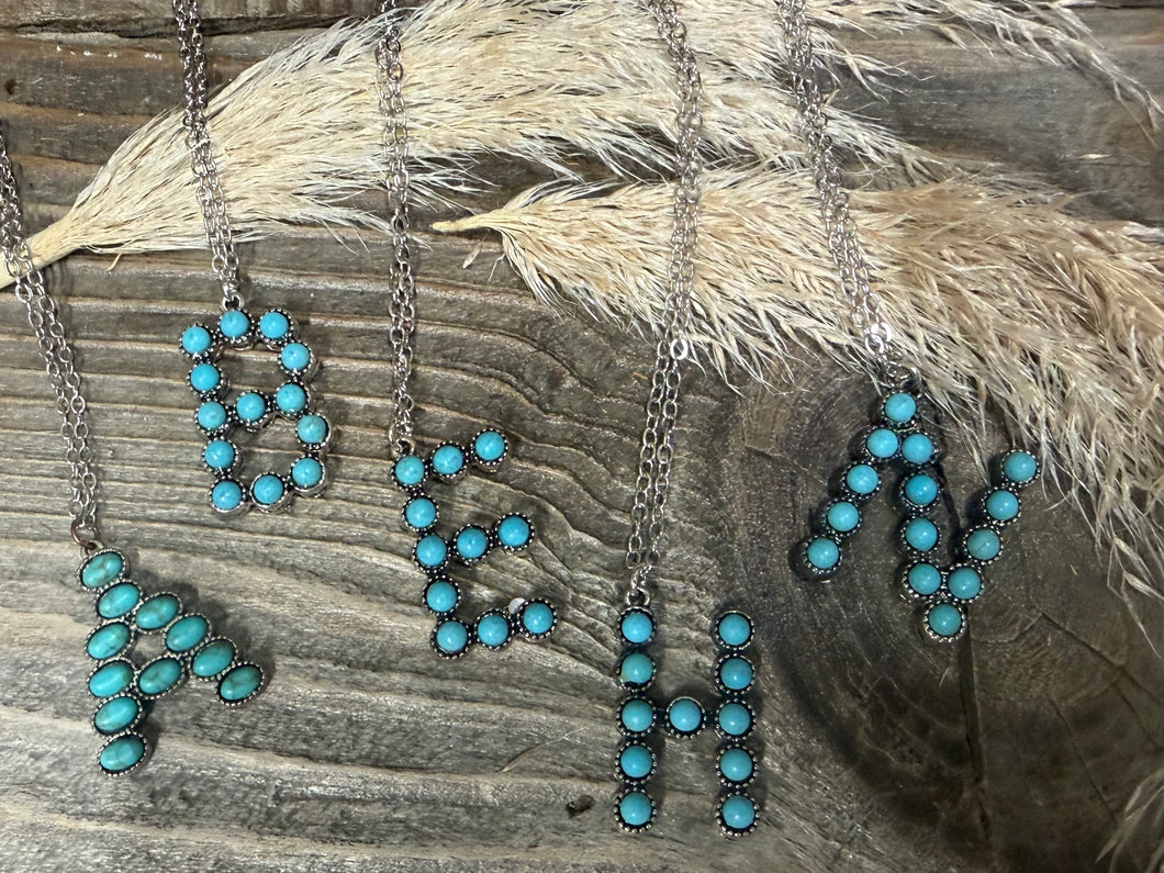 Western Initial Necklace