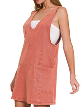Load image into Gallery viewer, Michelle Overall Dress - Rust