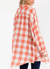 Load image into Gallery viewer, Kentucky Oversized Plaid Top