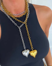 Load image into Gallery viewer, Chan Sutton XL Heart Necklace - Gold