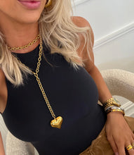 Load image into Gallery viewer, Chan Sutton XL Heart Necklace - Gold