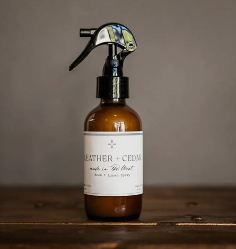 Leather & Cedar Linen & Room Spray - 4oz