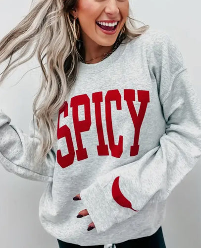 Spicy Sweatshirt - Ash Gray