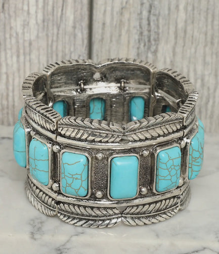 Western Concho Stretch Bracelet