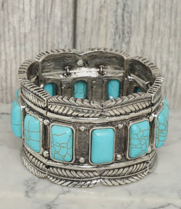Western Concho Stretch Bracelet