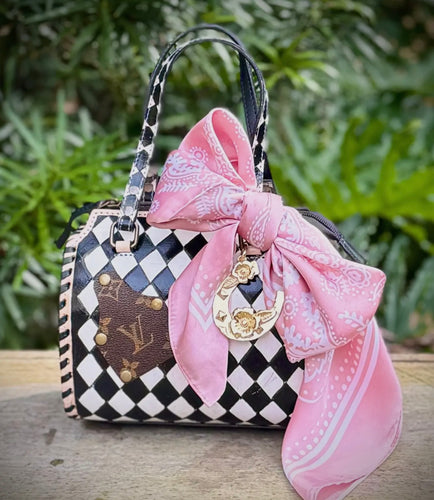 Diamond Checkered Handbag