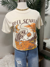 Load image into Gallery viewer, Reel Scared Tee - Sand