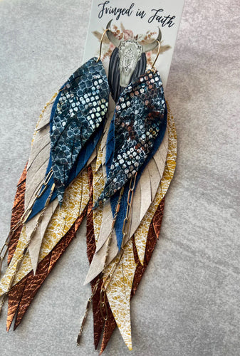 One of a Kind Fall Stack Earrings