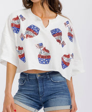 Load image into Gallery viewer, Patriotic Cupcake Tee