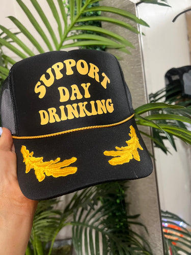 Support Day Drinking Captain Style Hat