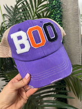 Load image into Gallery viewer, BOO Mesh Snapback Hat - Purple