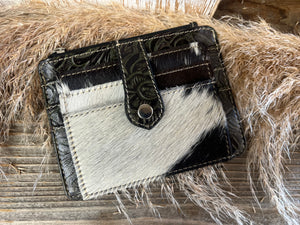 Wonder Trail Western Card Holder - BLACK/OLIVE