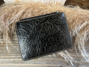 Wonder Trail Western Card Holder - BLACK/OLIVE