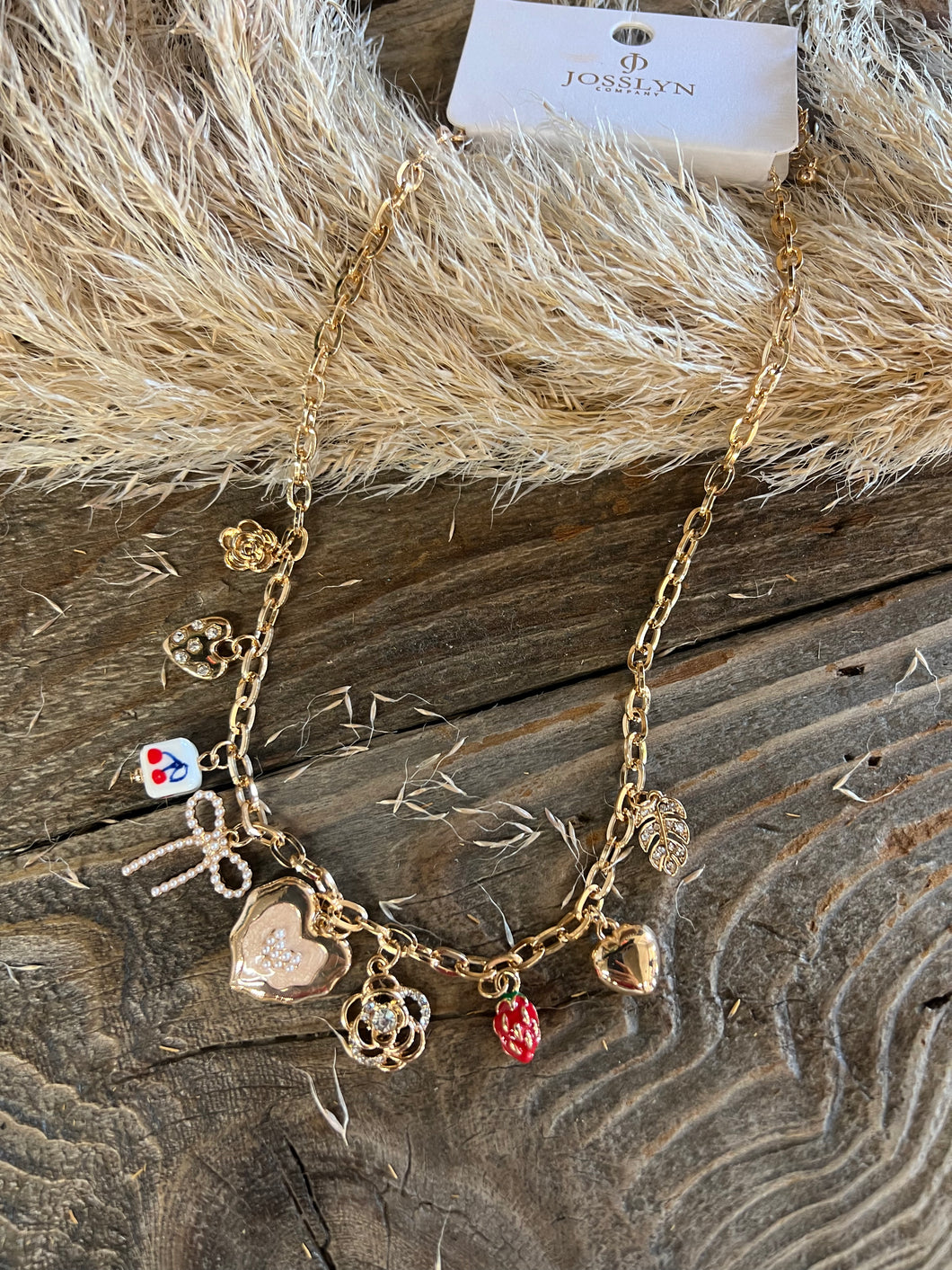 Strawberry Charm Necklace