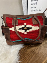 Load image into Gallery viewer, American Darling Handbag - Red/Tan Leather