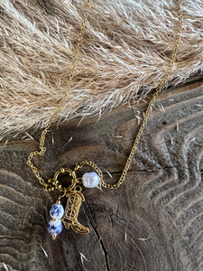 Boot Charm Necklace