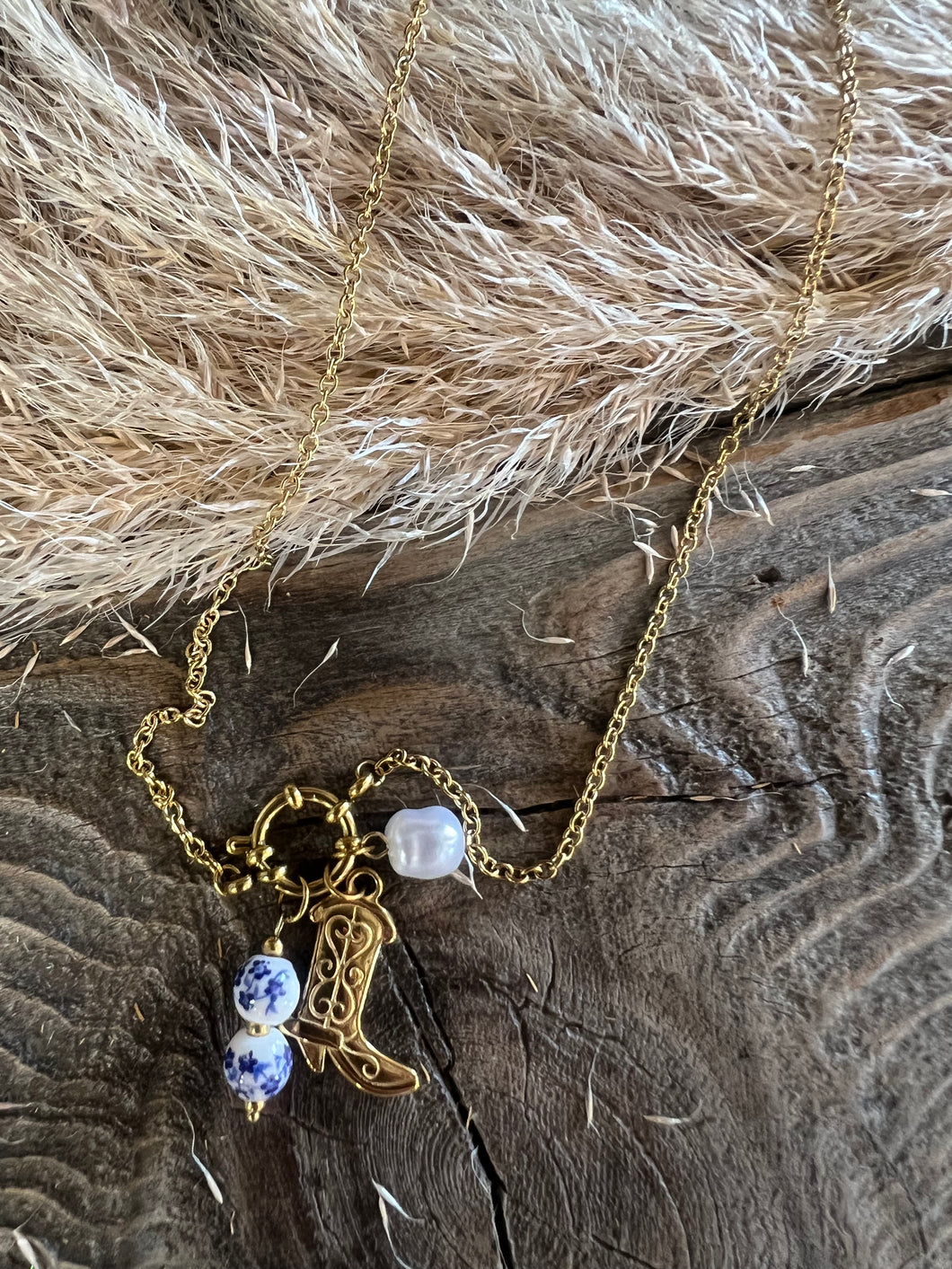 Boot Charm Necklace