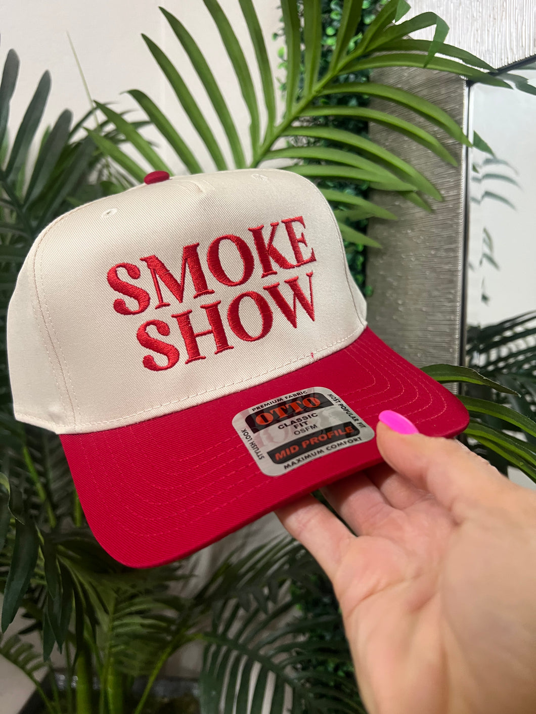 Smoke Show Embroidered Hat