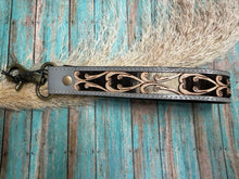 Load image into Gallery viewer, Wildvine Tooled Key Fob