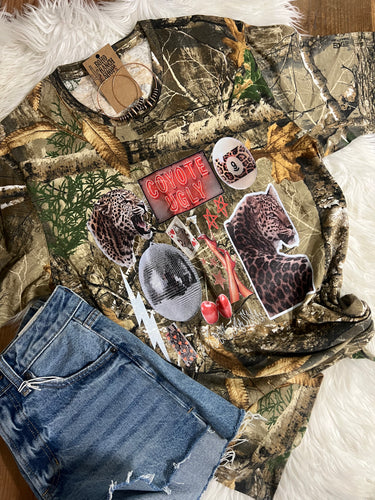 Coyote Ugly Camo Tee