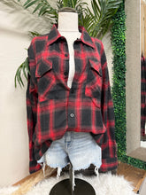 Load image into Gallery viewer, Leopard Wallen Sequin Flannel - Red Dirt Road Mix