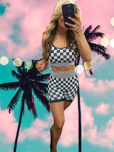 Checkered Set - Black