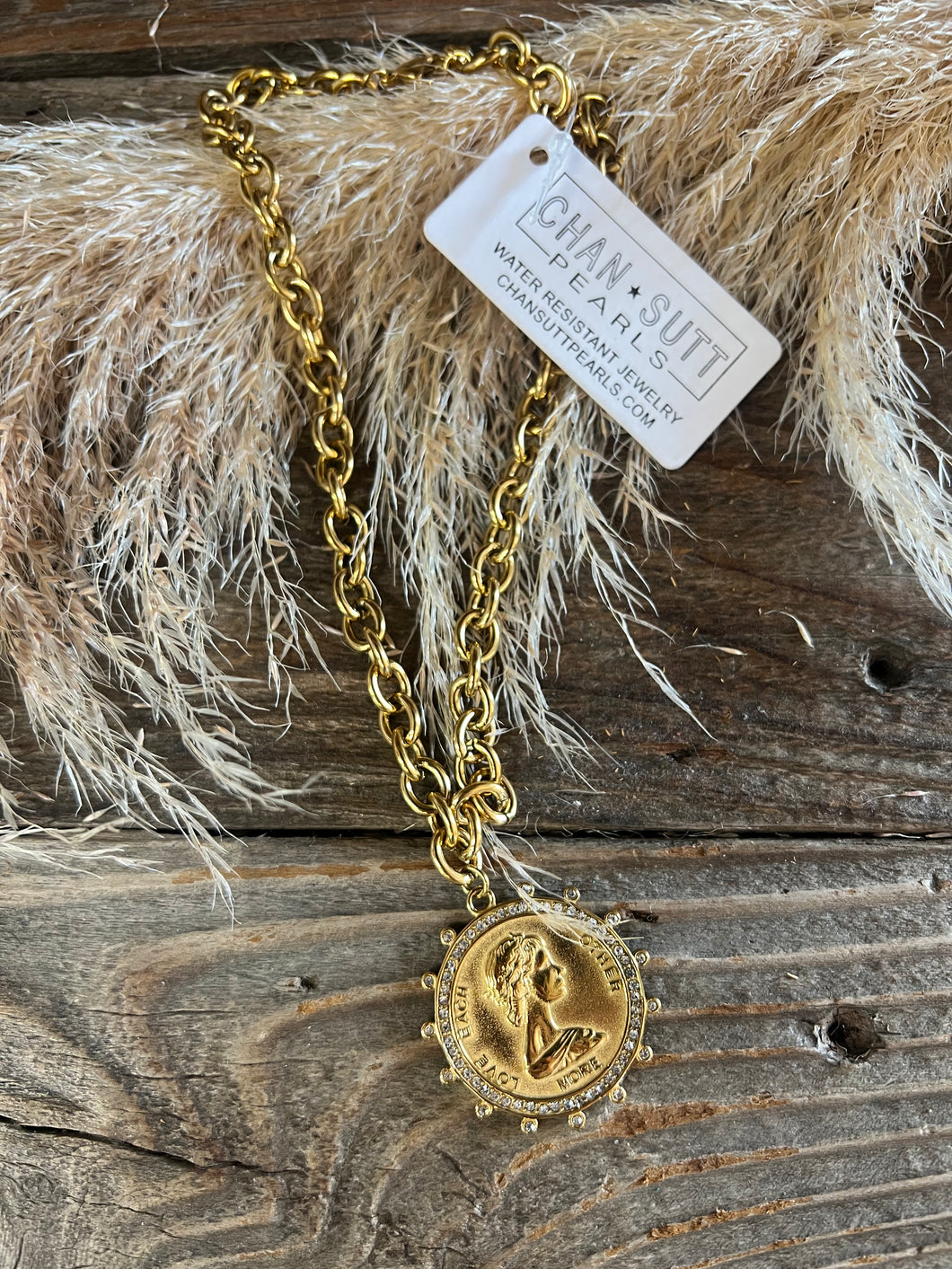 Chan*Sutton Gold Coin Necklace