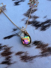 Load image into Gallery viewer, Pink Panache Cluster Necklace - AB Stone
