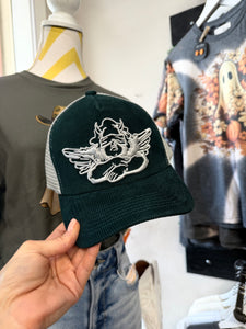 Boys Lie Go Birds Trucker - Hunter Green