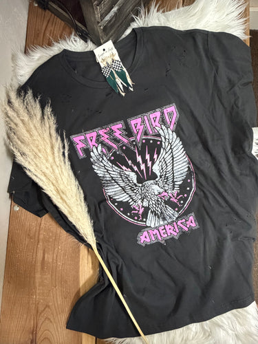 Free Bird Distressed Tee