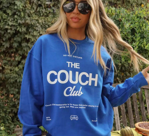 Couch Club Sweatshirt - Blue